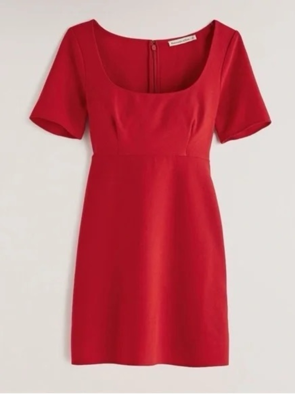Abercrombie & Fitch Red Short-Sleeve Mini Dress